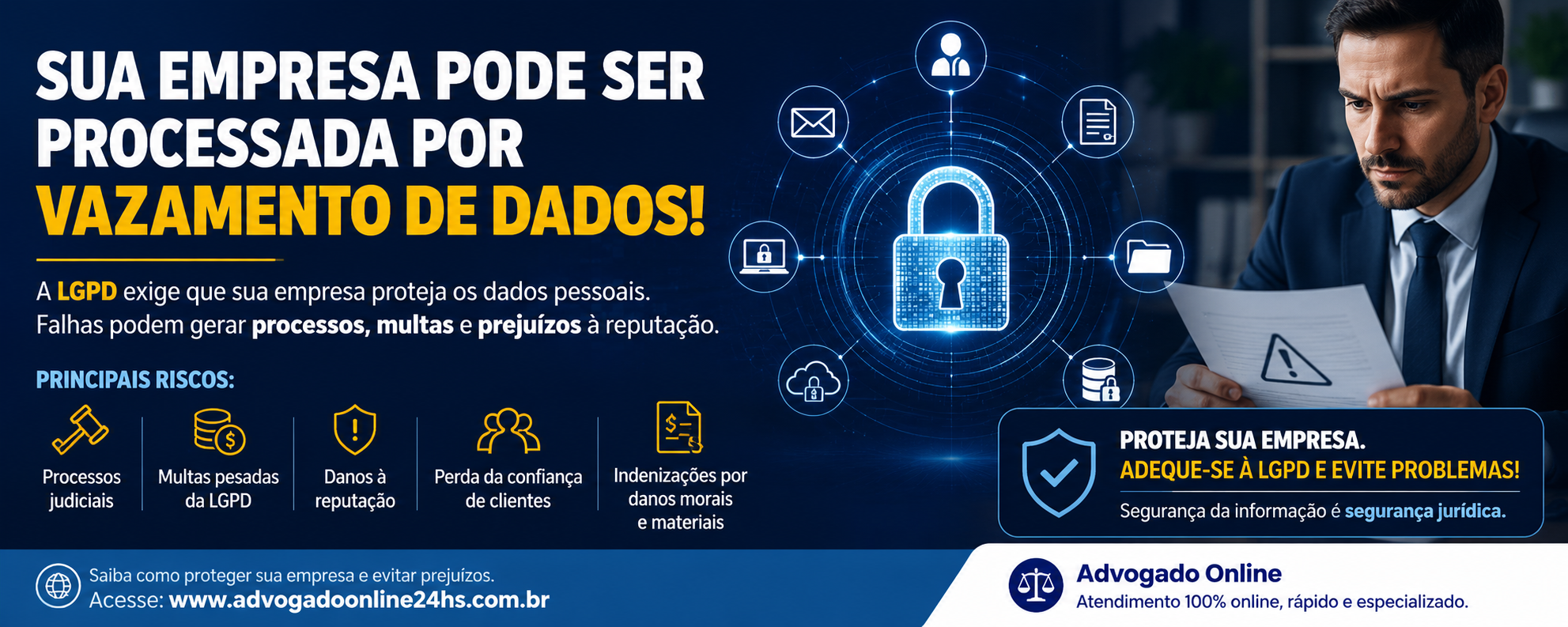 Sua Empresa Pode Ser Processada por Vazamento de Dados