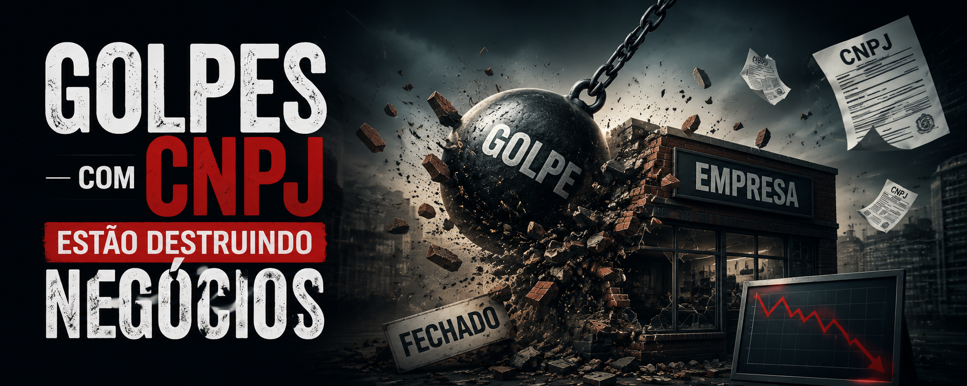Golpes com CNPJ estão destruindo negócios