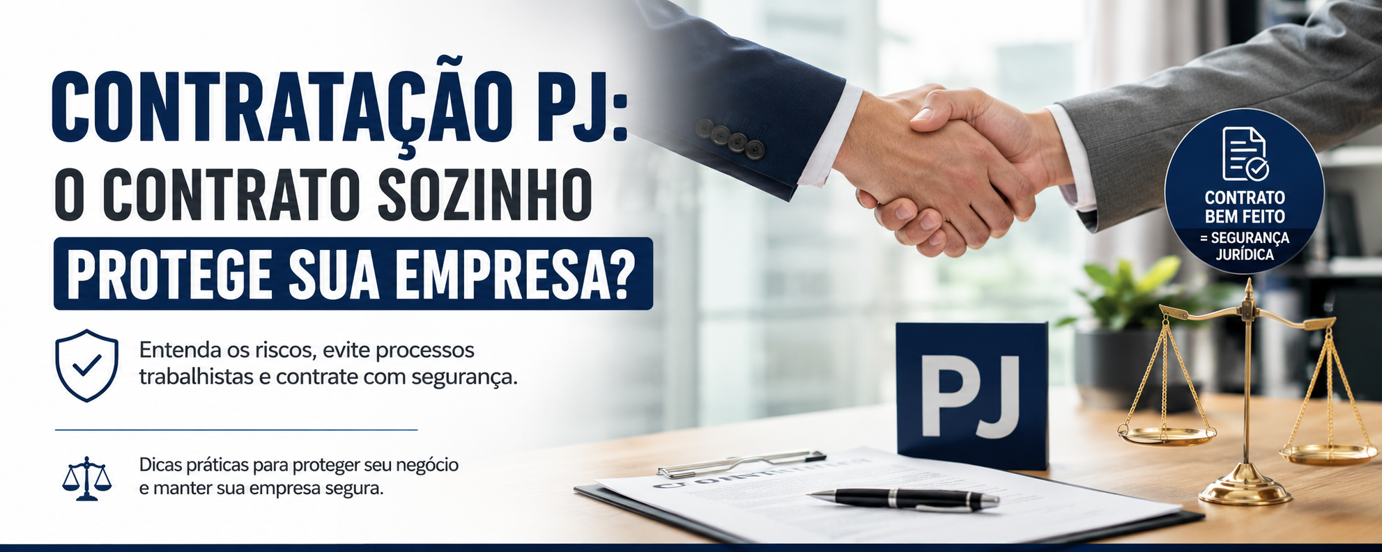 O contrato sozinho protege sua empresa?
