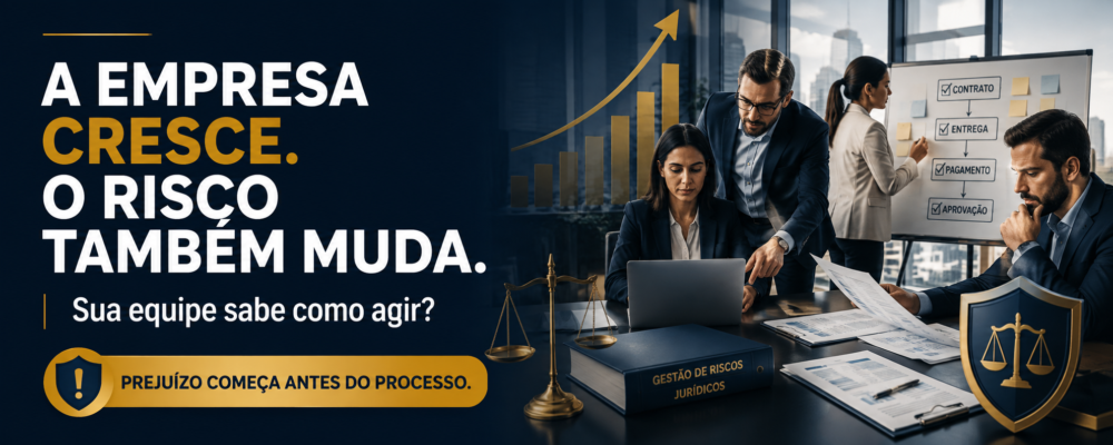 A empresa cresce. O risco também muda