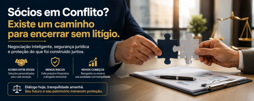 Conflito entre sócios não precisa terminar em batalha judicial
