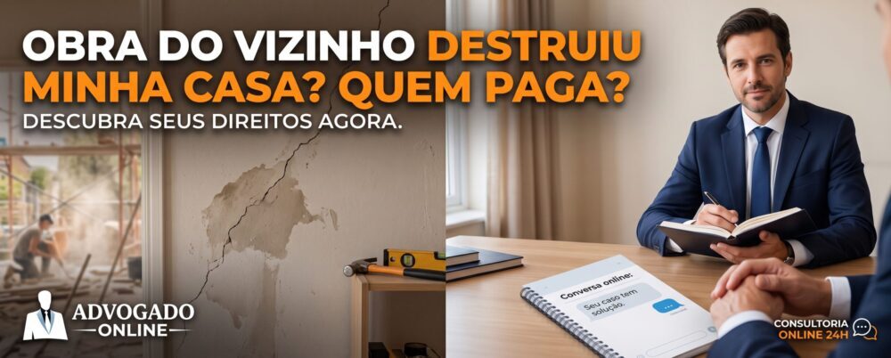 A Obra do Vizinho Destruiu Minha Casa: E Agora, Quem Paga o Prejuízo?