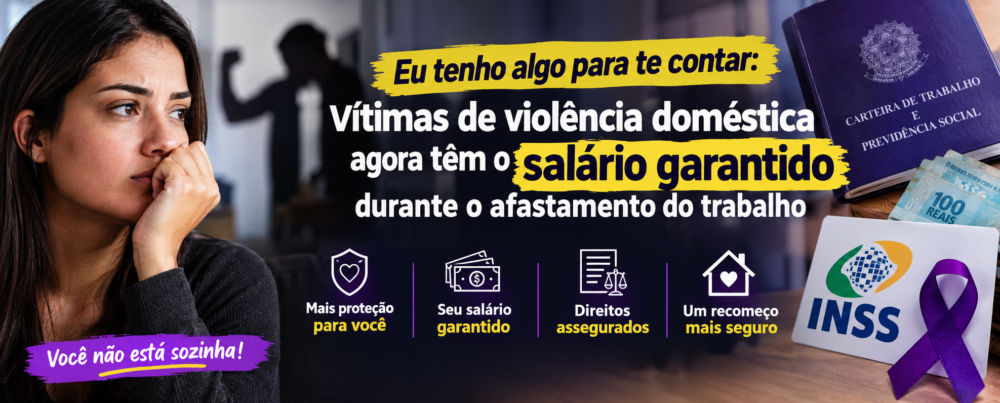 Vítimas de violência doméstica têm o salário garantido  no trabalho