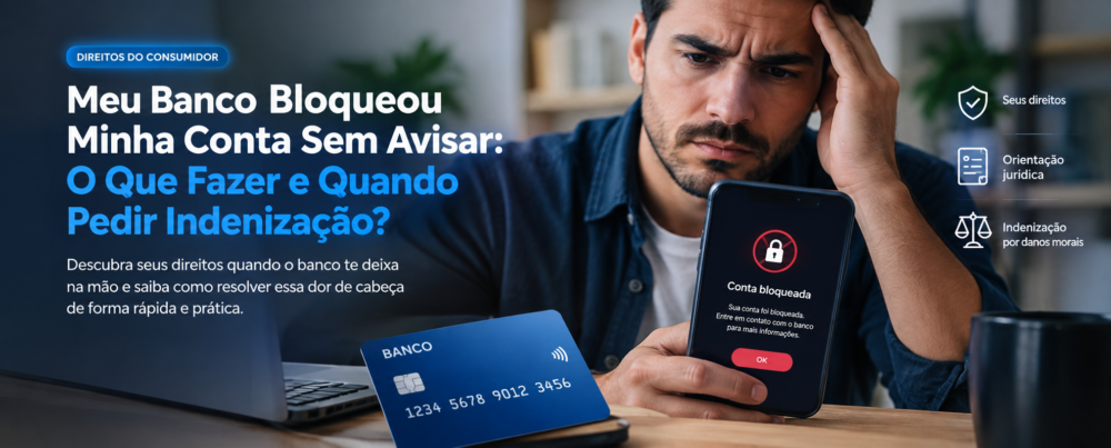 Banco Bloqueou Minha Conta Sem Avisar: o que posso fazer?